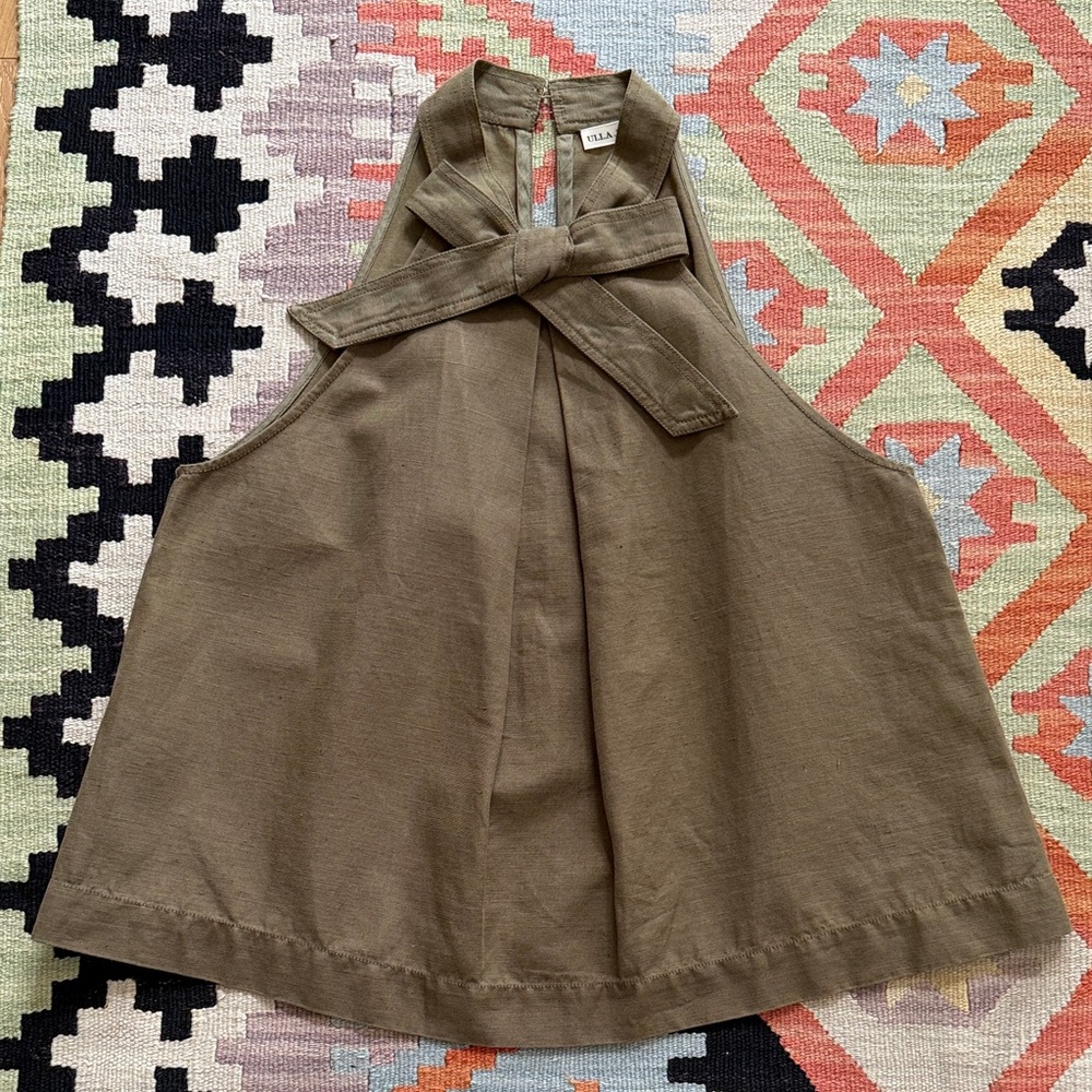 Ulla Johnson Olive Green Mako Top